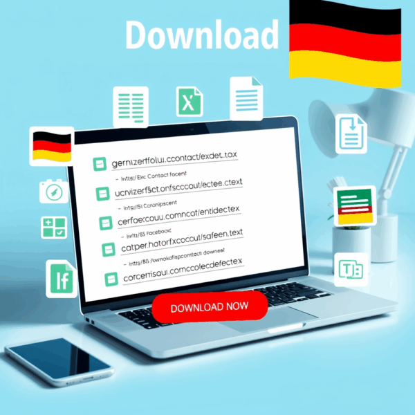 download fresh, unique and verified German contact form URLs